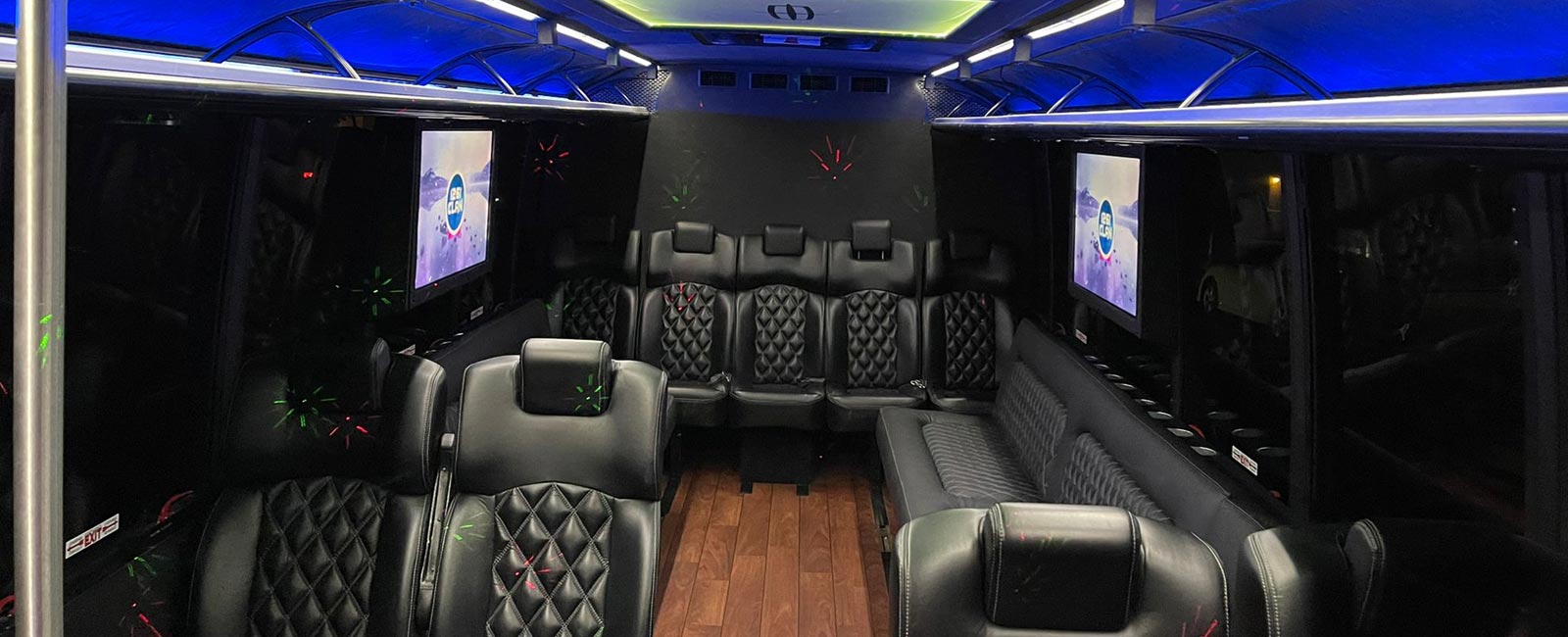 Executive Hybrid Bus Conversion Interior