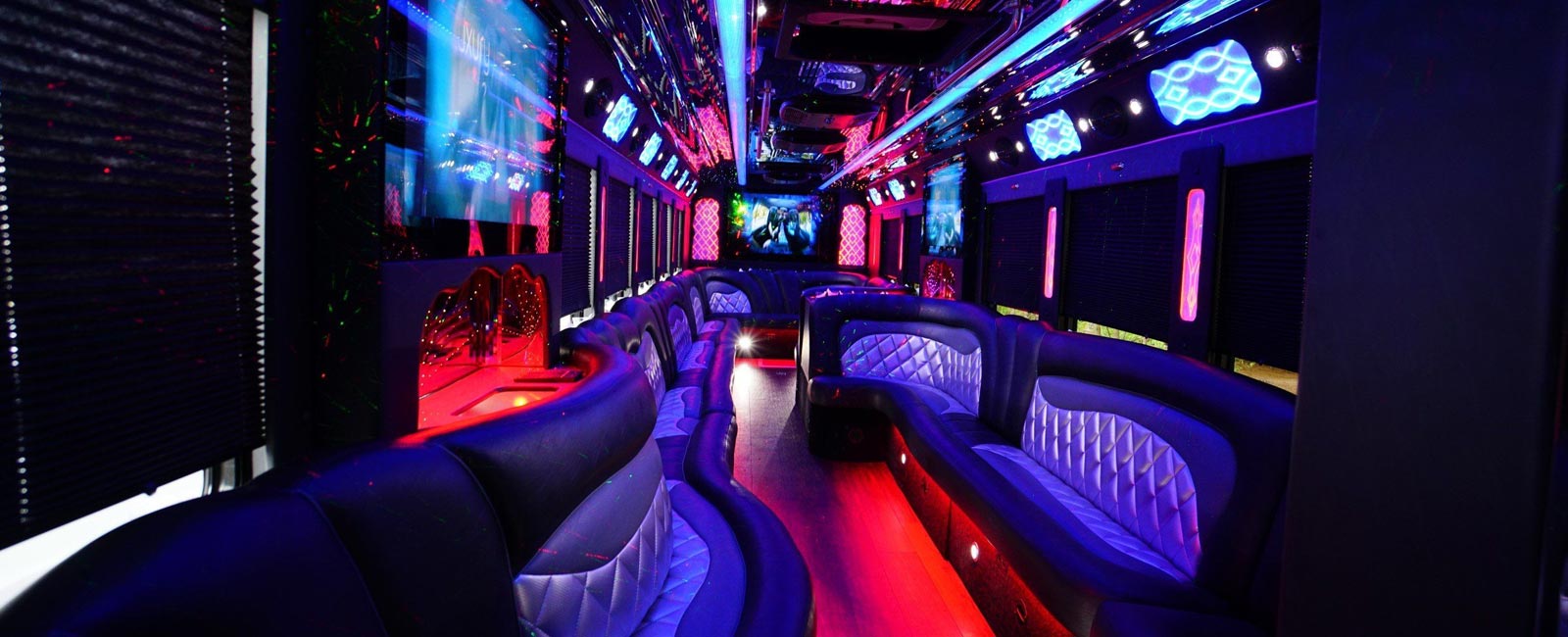 Extreme Party Bus Conversion Interior