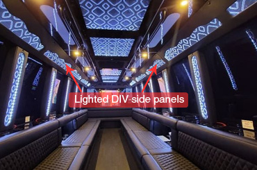 Features of side bus panels