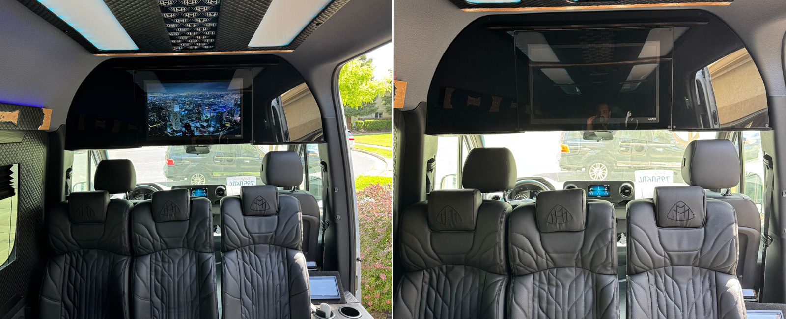 DIY Sprinter tv panel