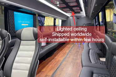 lighted ceiling shipped worldwide