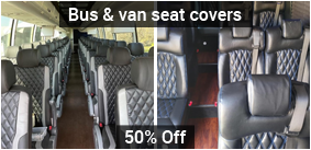 Shuttle Van Motorcoach Seat Covers