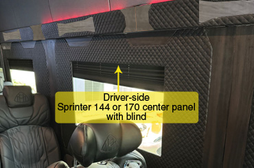 sprinter center window panel