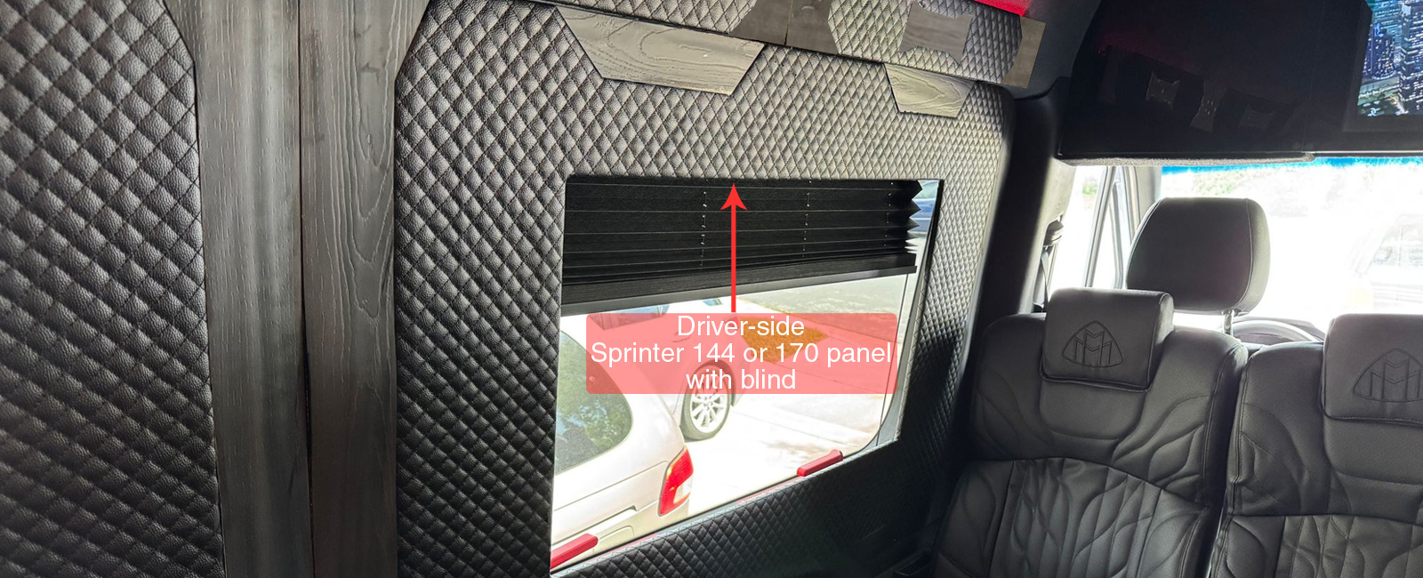 sprinter driver side 1st window panel