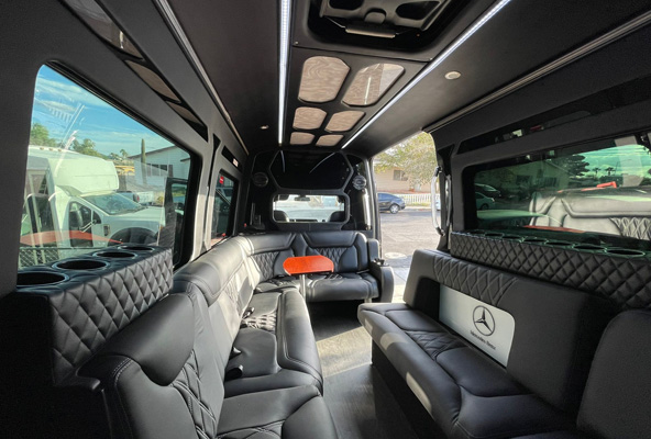 Sprinter or any Luxury limo seats