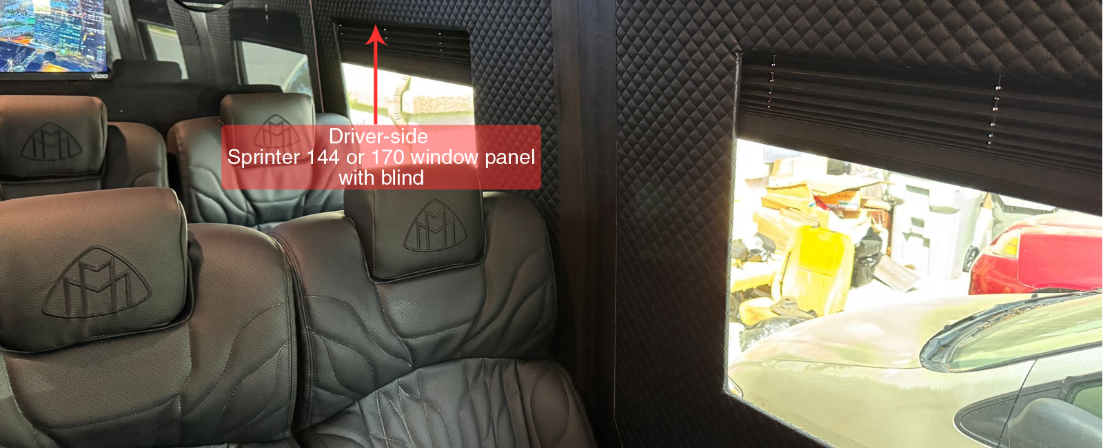 sprinter rear window panel