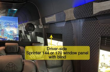 sprinter rear window panel