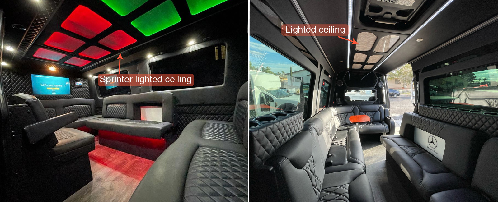 Sprinter van ceilings