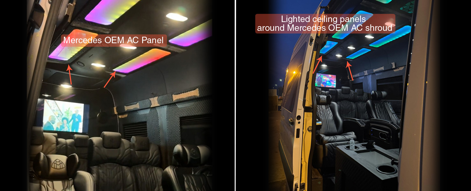 Sprinter van ceilings