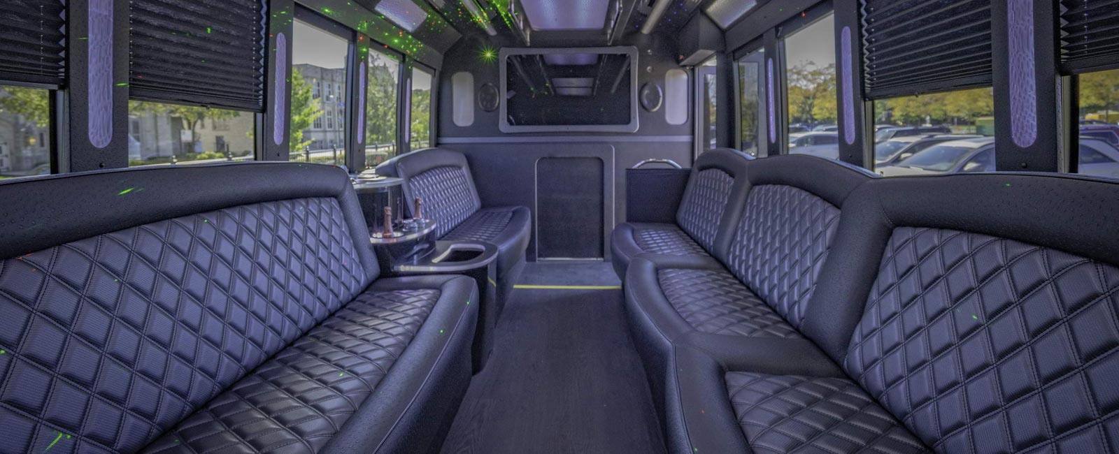 20 Passenger Limo Bus Conversion Interior
