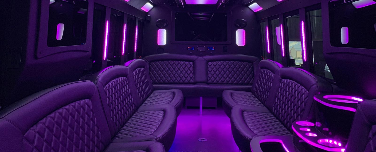 20 Person Party Bus Conversion Interior