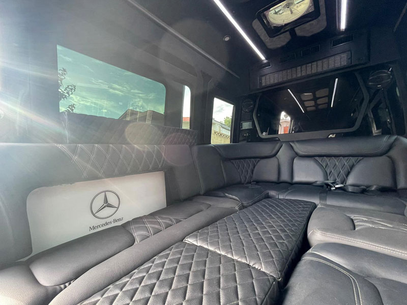 2019 Mercedes Benz Sprinter Limo Van Interior
