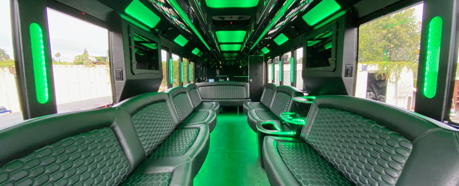 40 Person Party Bus Conversion Interior