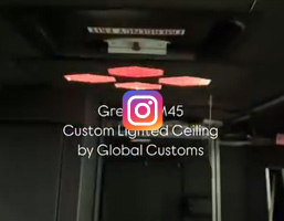 DIY party bus lighted ceiling instagram video global customs