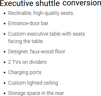 Executive Shuttle Conversion