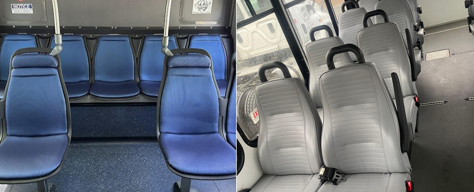 Bus seat covers & Upholstery