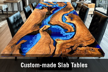 custom made slab tables custom made slab tables