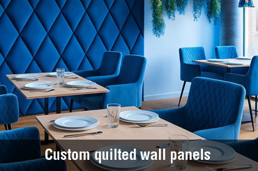 Custom quilted wall panels