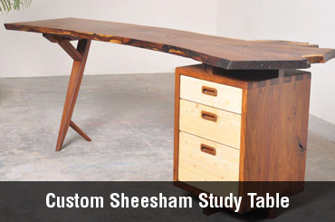 custom sheesham study table custom sheesham study table