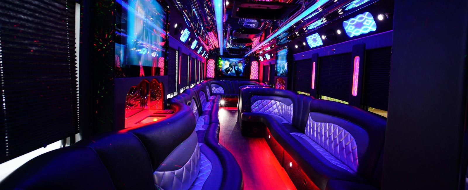 Extreme Party Bus Conversion Interior