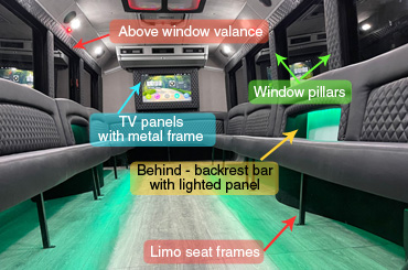 full limo bus DIY conversion kits