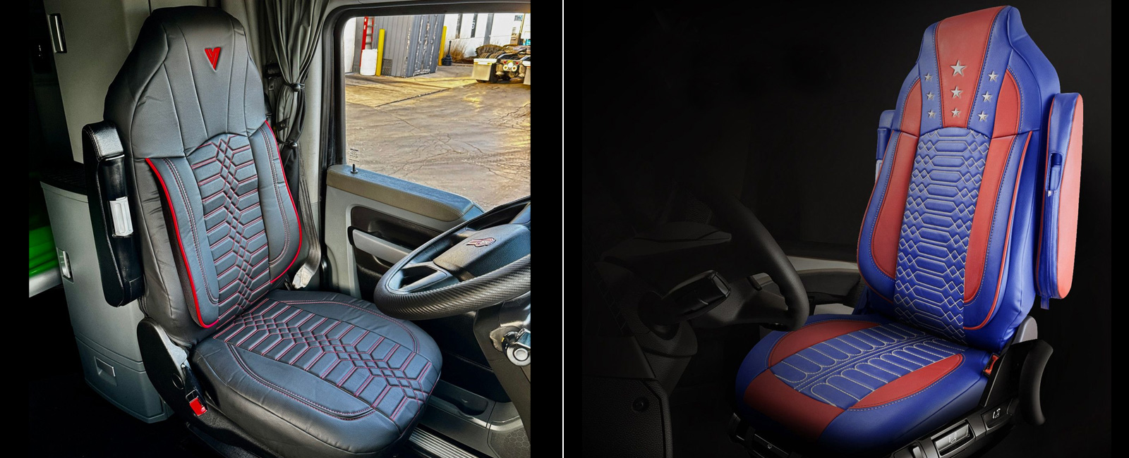 Kenworth T680 & T880 driver seat covers