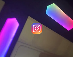 lighted pillars insta video global customs