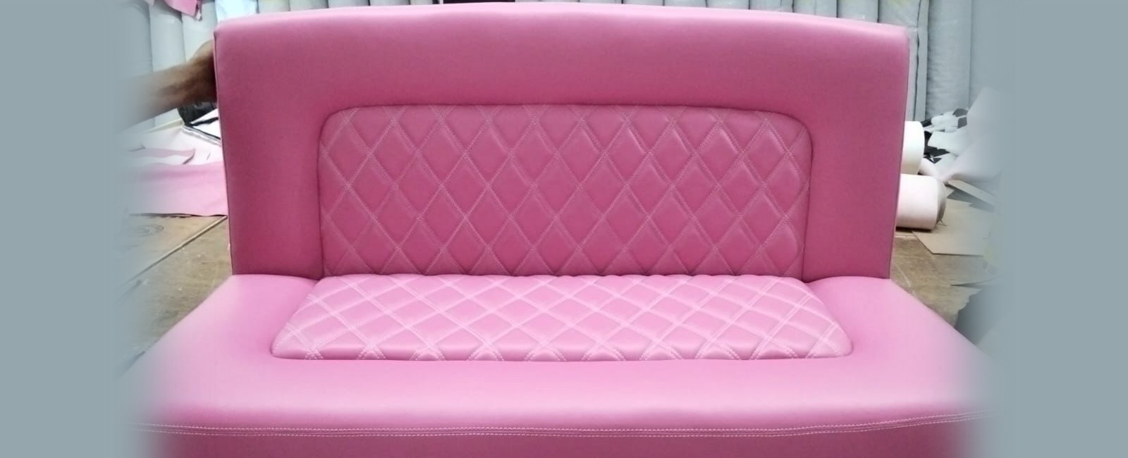 Limo bus seats with frames