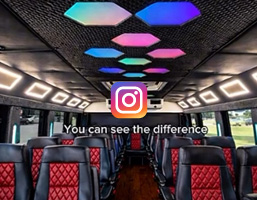 luxury shuttle seat covers ceiling