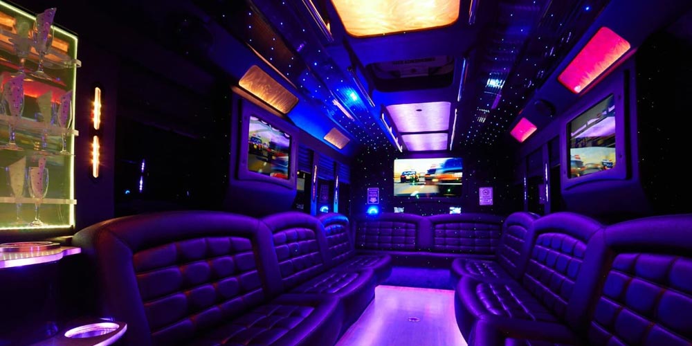 Party Bus Interior Light Show