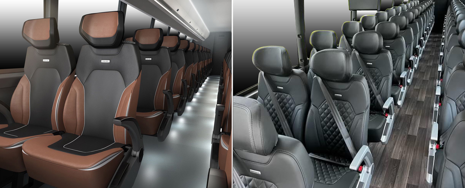 Prevost bus seat covers Prevost bus seat covers