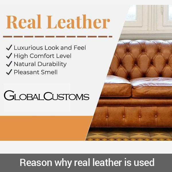 reason why real leather is used