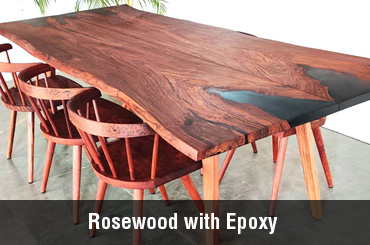 rosewood with epoxy rosewood with epoxy