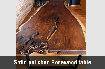 satin polished rosewood table satin polished rosewood table