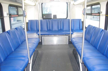 Seat styles and bus brands we serve