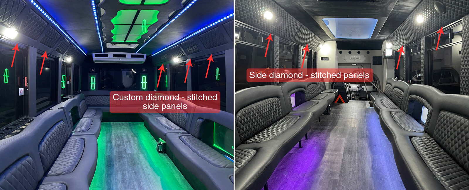 Limo bus DIY side valance