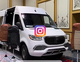 sprinter limovVan shuttle conversion insta video