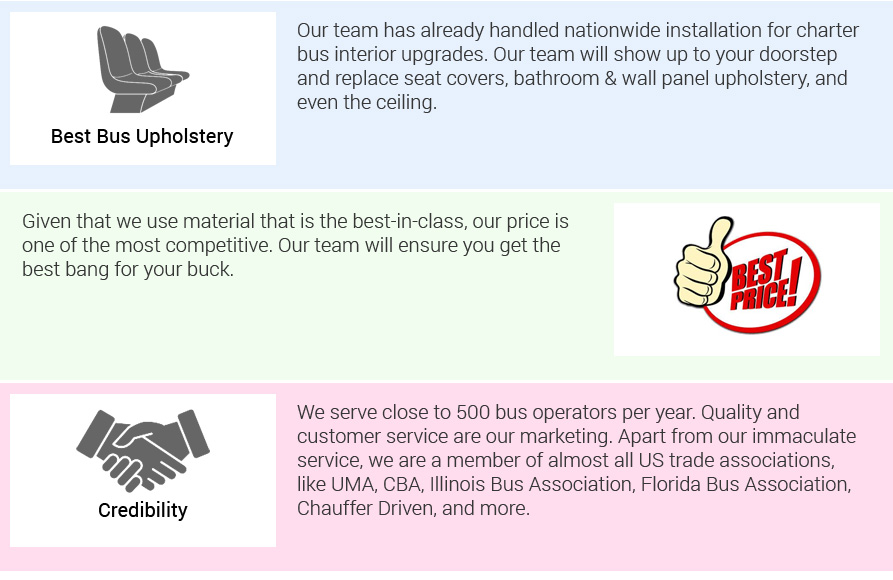 why choose us charter bus interiors why choose us charter bus interiors