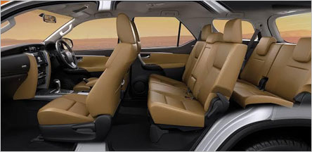 Toyota Fortuner Fleet Interior