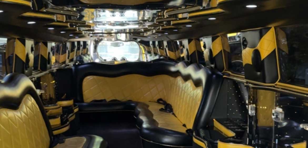 New 2005 Yellow Exotic Hummer H2 Limousine