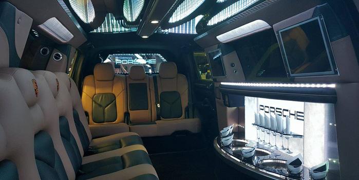 Porsche Cayenne Limo Service (Interior)