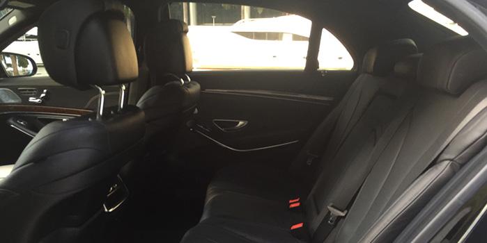 Mercedes Benz S550 Car Rental (Interior)