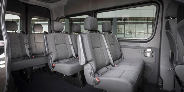Executive Van & Shuttle Bus Rental (Interior)