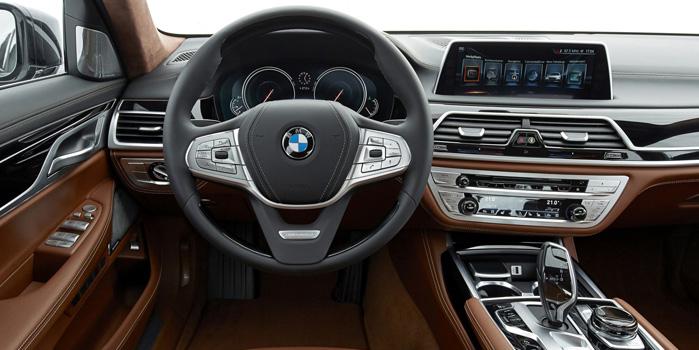 BMW 750 Li Car Rental (Interior)