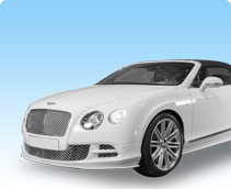 Global Limo Bentley Continental GTC White Rental 