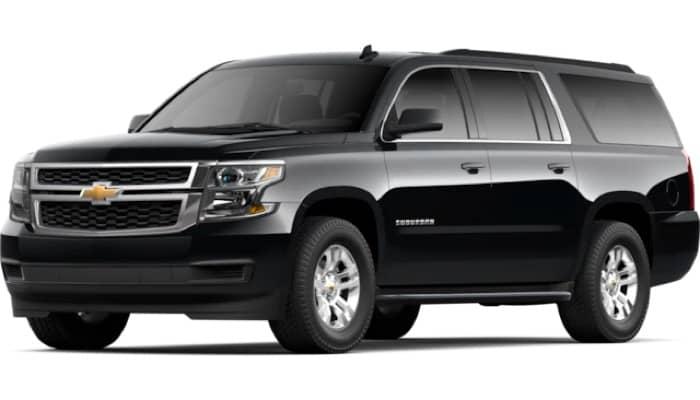 Black Car Chauffeur Service Chevrolet Suburban SUV