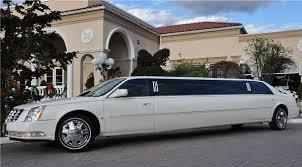 Black cadillac limousine