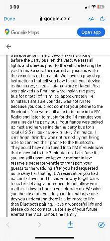 V.e.i. Limousine, Inc. 